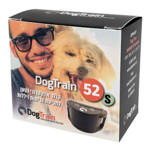 DogTrain-52s קולר נטען נגד נביחות ויללות לכלבים קטנים עד גדולים