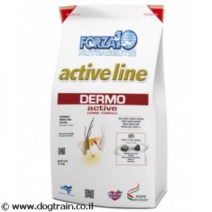 Forza10 Dermo active-מזון רפואי 10ק"ג לכלבים לטיפול בבעיות עור